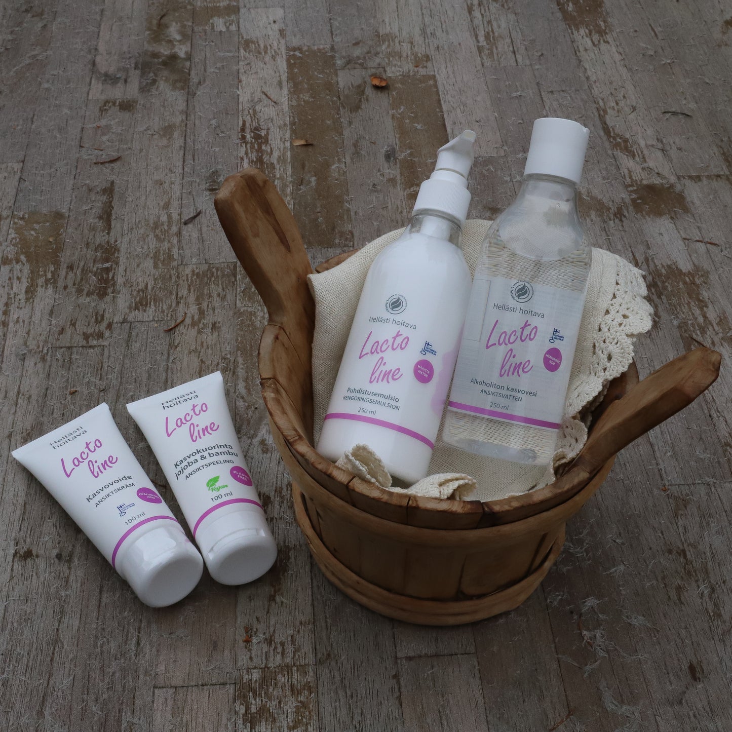 Lacto line alkoholiton kasvovesi 250 ml